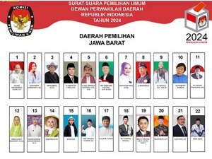 Raihan Suara Para Calon DPD Dapil Jabar yang Berpose Tak Biasa