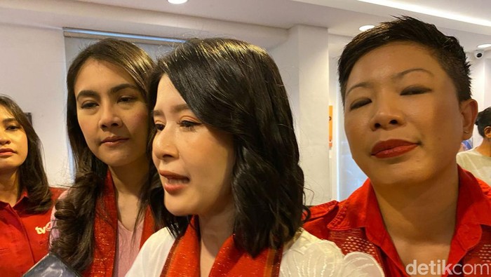Wakil Ketua Dewan Pembina PSI, Grace Natalie  (Tina Susilawati/detikcom)