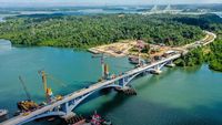 Penampakan Terkini Jembatan Penghubung IKN Dan Balikpapan