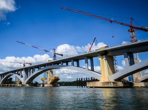 Jembatan Pulau Balang Penghubung ke IKN Rampung, Tinggal Diresmikan Jokowi