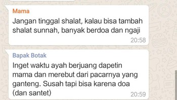 Luar biasa perjuangan Bapak. Foto: X/mahdinosaur