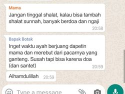 Chat Kocak Suami Istri, Jangan Sampai Salah Paham