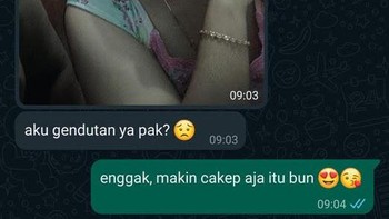 Definisi sangat ingin membahagiakan istri. Apapun kondisinya. Foto: Facebook/2K69