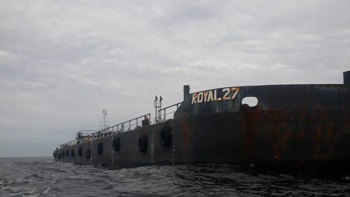 Kapal pembawa minyak Fame dibajak perompak di Perairan Tanah Laut, Kalsel. Dokumen Istimewa
