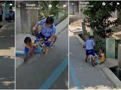 Kumpulan Foto Kocak Google Street View, Auto Nyengir!