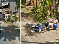 Kumpulan Foto Kocak Google Street View, Auto Nyengir!