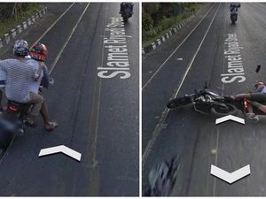 Kumpulan Foto Kocak Google Street View, Auto Nyengir!