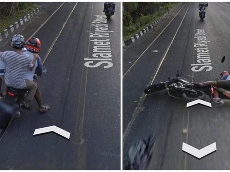 Kumpulan Foto Kocak Google Street View, Auto Nyengir!