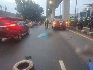 Tabrak Lari di Kebun Bunga Palembang, Boni dan Titin Tewas di TKP