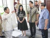 Momen Prabowo Sambangi SBY di Pacitan