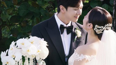 Potret Mesranya Thunder MBLAQ dan Mimi Gugudan Prewedding Romantis di Bali