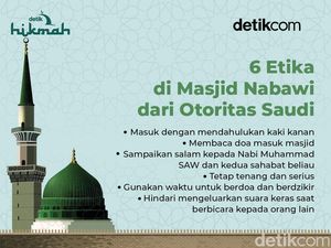 Catat dan Patuhi! 6 Etika di Masjid Nabawi dari Otoritas Saudi