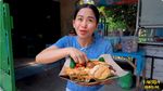 Momen Farida Nurhan Mukbang di Warteg, Lauknya Sampai Menggunung!