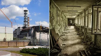 Pada tanggal 26 April 1986, pembangkit listrik tenaga nuklir Chernobyl di Uni Soviet menyaksikan kecelakaan nuklir paling dahsyat di dunia. Para teknisi di reaktor Unit-4 melakukan percobaan yang tidak direncanakan dengan baik. Mereka mematikan sistem pengatur daya reaktor beserta sistem keselamatan daruratnya. Para pekerja melepaskan terlalu banyak batang kendali dari inti dan membiarkan reaktor bekerja. Akhirnya, pada malam hari, reaksi berantai inti menjadi tidak terkendali dan memicu serangkaian ledakan. Inti reaktor grafit terbakar dan melepaskan sejumlah besar bahan radioaktif langsung ke atmosfer. Foto: Unbelivable Facts