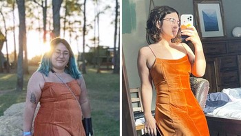 Dari 99 kilogram menjadi 62 kilogram dalam 17 bulan. Foto: Boredpanda