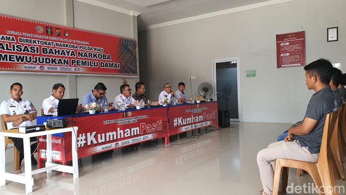 Foto: Sosialisasi di Lapas Narkotika (Raja Adil Siregar)