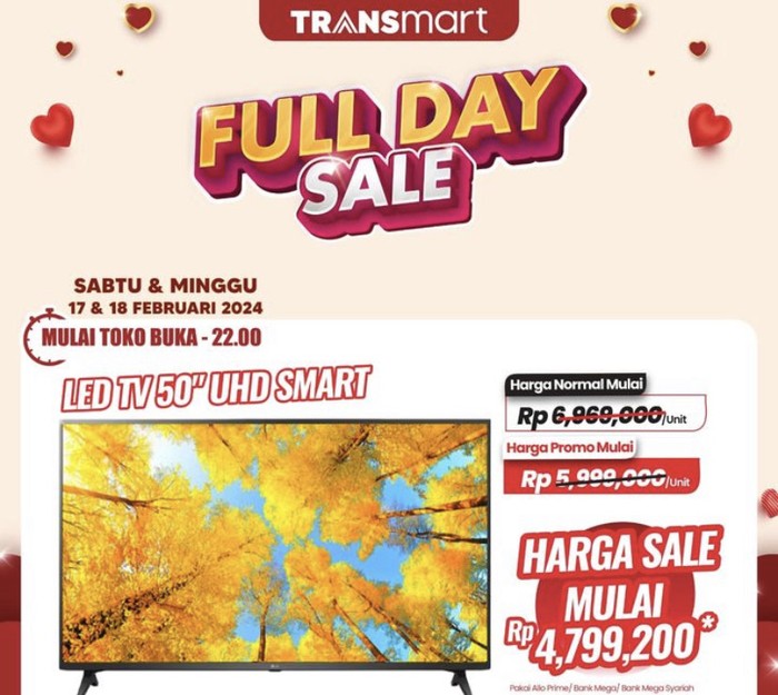 Full Day Sale di Transmart Medan. (Istimewa)