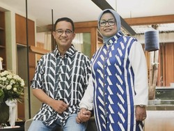 Foto: Gaya Mesra Anies Baswedan dan Istri Pakai Outfit Couple Dian Pelangi