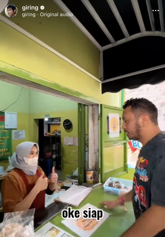 Giring Ganesha Suka Kulineran Tradisional Sekaligus Blusukan
