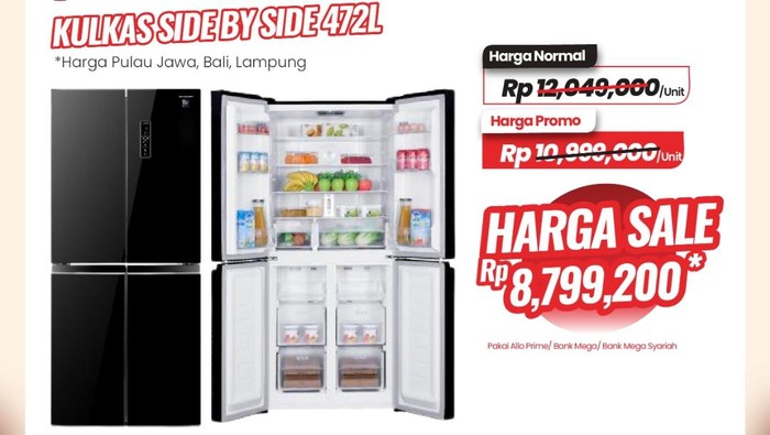 Kulkas di Transmart Full Day Sale.