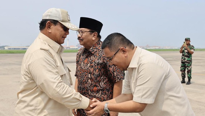 Prabowo Subianto dengan Gus Sadad