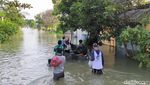 Potret Gresik Jadi Langganan Banjir saat Kali Lamong Meluap