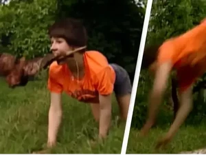 Gegara Terlantar, Bocah Ini Punya Kebiasaan Makan Mirip Anjing Liar