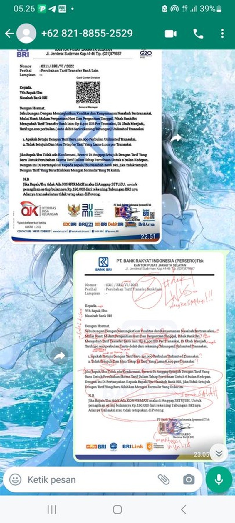 Chat Penipu Gagal Nipu