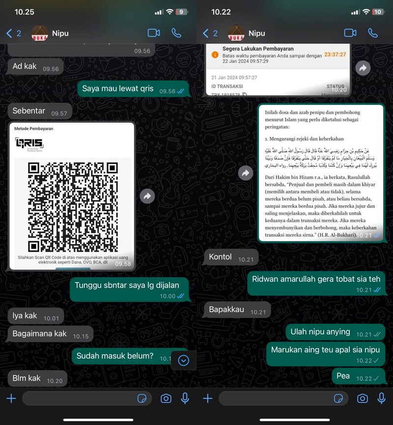 Chat Penipu Gagal Nipu