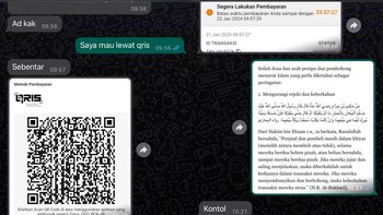 Diingatkan pakai ayat... Foto: Twitter