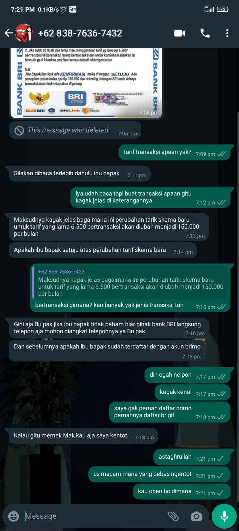 Chat Penipu Gagal Nipu