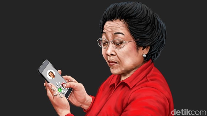 Ilustrasi Megawati dan Jokowi
