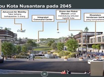 Penampakan Transportasi di IKN Tahun 2045: Ada Taksi Terbang dan Mobil Tanpa Sopir