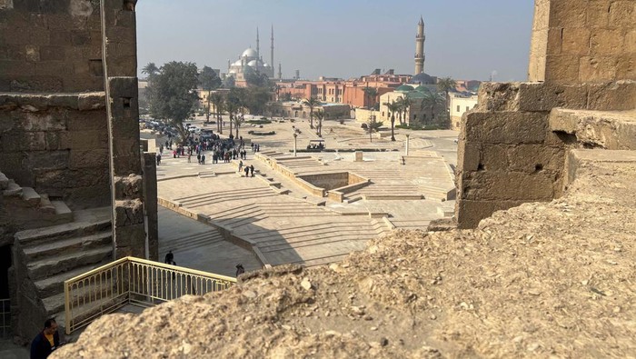 A view of the Al-Ramla and Al-Haddad towers after their renovation for re-opening to the public, that will increase visitors and numbers of visiting hours for Salah al-Din citadel, which was constructed under the Muslim military commander Salah al-Din al-Ayyubi around 1176 A.D, in Cairo, Egypt, February 18, 2024. REUTERS/Sayed Sheashaa