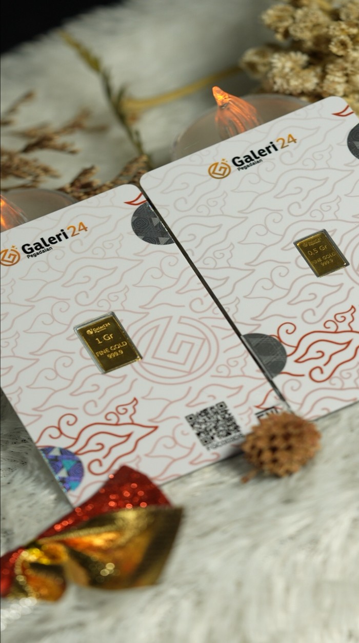 Galeri 24 meluncurkan produk emas batangan dengan konsep Batik Nusantara yang dikemas secara eksklisif dalam bentuk buku.
