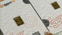 Galeri 24 meluncurkan produk emas batangan dengan konsep Batik Nusantara yang dikemas secara eksklisif dalam bentuk buku.