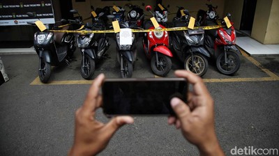 Polisi Amankan 12 Sepeda Motor Hasil Curian
