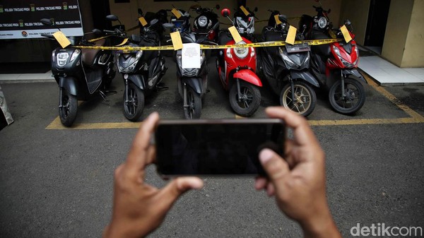 Polisi Amankan 12 Sepeda Motor Hasil Curian