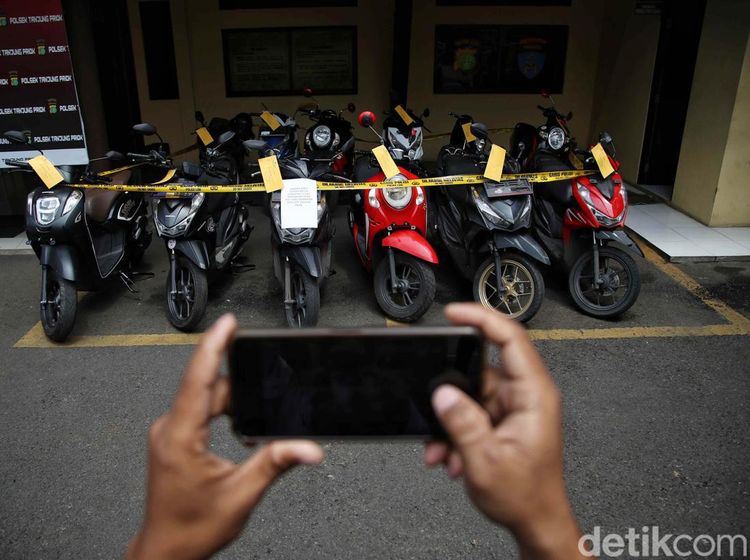 Polisi Amankan 12 Sepeda Motor Hasil Curian