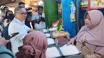 Potret Mendag Cek Pasokan dan Harga Beras Premium, Langka?