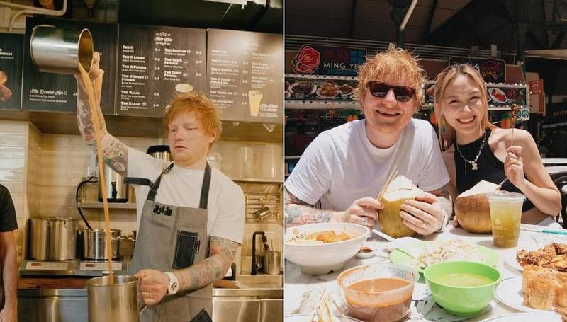 Sebelum Gelar Konser di Singapura, Ed Sheeran Belajar Membuat Es Teh Tarik Terlebih Dahulu