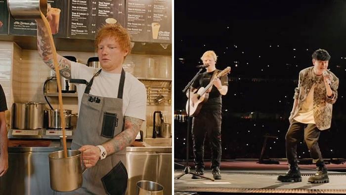 Sebelum Gelar Konser di Singapura, Ed Sheeran Belajar Buat Es Teh Tarik Dulu