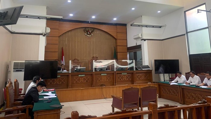 Sidang gugatan praperadilan Aiman di PN Jaksel (Mulia/detikcom)