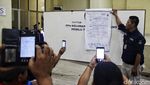 Suasana Rekap Suara Pemilu 2024 di GOR Tanah Abang