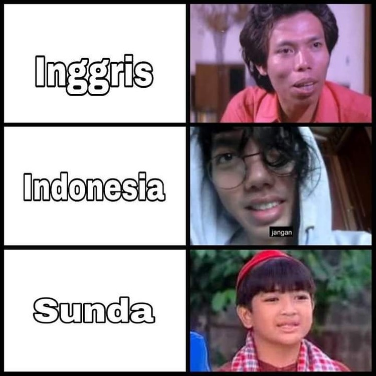 Tebakan Kocak Bahasa Sunda, Bisa Jawab Semua? Bahasa Sunda merupakan salah satu bahasa lokal yang banyak digunakan. Kamu bisa ngerti semua tebakan di bawah ini?