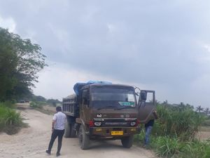 Polisi Bongkar Tambang Pasir Ilegal di Sergai, 5 Orang Ditangkap