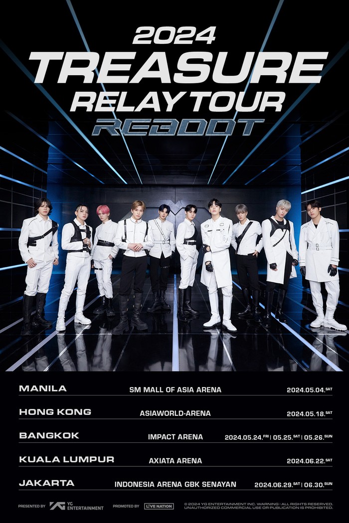 2024 TREASURE Relay Tour REBOOT Asia
