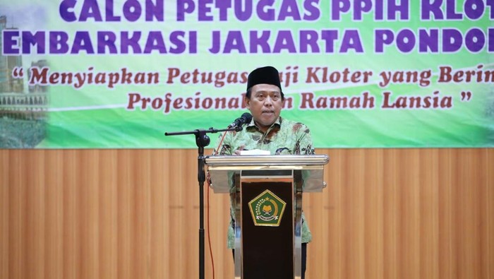 Direktur Bina Haji Ditjen Penyelenggaraan Haji dan Umrah (PHU) Kementerian Agama Arsad Hidayat