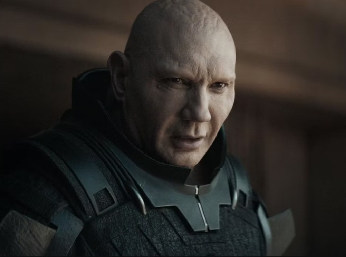 Dune Dave Bautista saat tampil di film Dune.