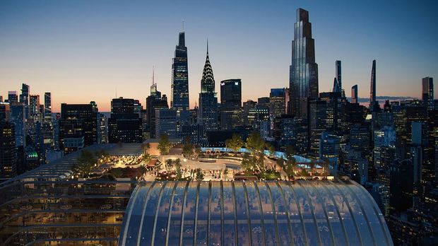 Gokil! Twin Tower Baru New York Ini Tersambung Kolam Renang